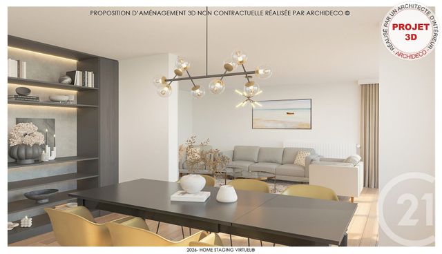 Appartement F4 à vendre - 4 pièces - 86.35 m2 - BEAUCHAMP - 95 - ILE-DE-FRANCE - Century 21 Sinval