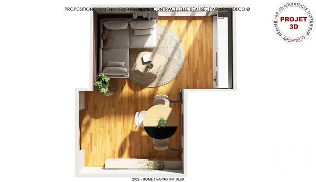 Appartement F2 à vendre - 2 pièces - 41.9 m2 - HERBLAY SUR SEINE - 95 - ILE-DE-FRANCE - Century 21 Sinval