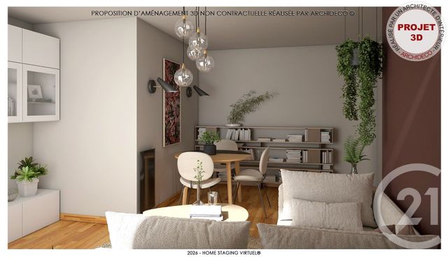 Appartement F2 à vendre - 2 pièces - 41.9 m2 - HERBLAY SUR SEINE - 95 - ILE-DE-FRANCE - Century 21 Sinval