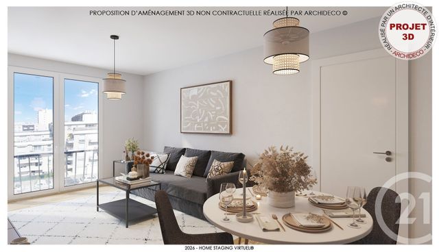 Appartement à vendre - 2 pièces - 42.7 m2 - EPINAY SUR SEINE - 93 - ILE-DE-FRANCE - Century 21 Sinval